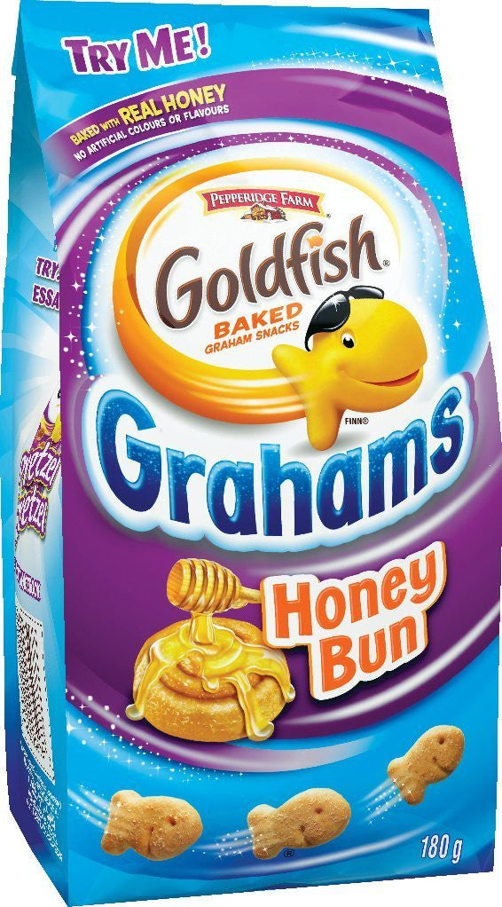 Pepperidge Farm Goldfish Honey Bun Grahams, 180g/6.3oz, (12pk) (Imported from Canada)